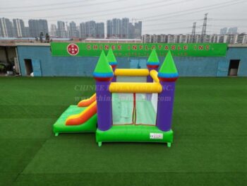 T2-1506 Classic Combo Castle Inflatable Bounce House And Slide