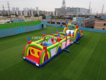 T7-236 Commercial inflatable obstacle game course outdoor inflatable obstacle