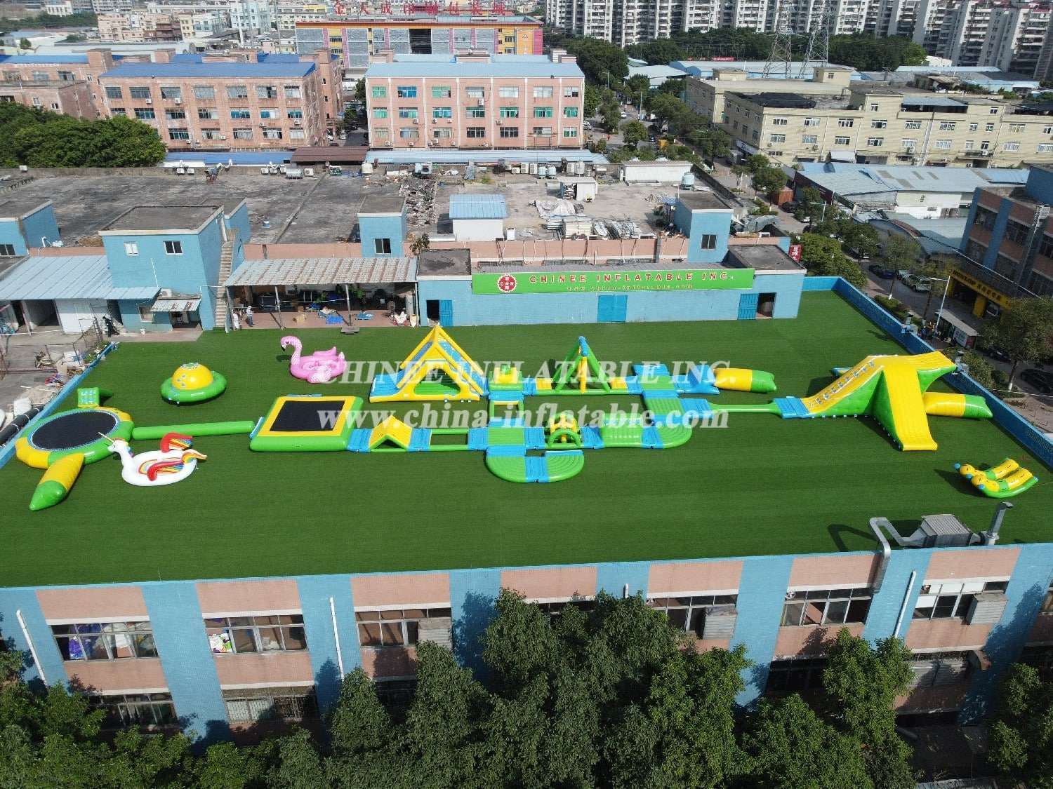 S4-B Inflatable water park Aqua park Water Island from Chinee inflatables