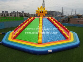 T11-1315 Big party inflatable games climbing wall for kids and adult