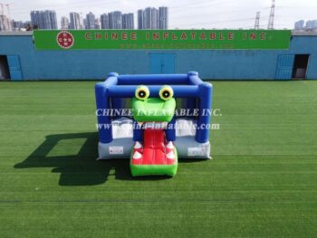 T2-3503B Kids Inflatable Bouncer Combo crocodile alligator theme combo