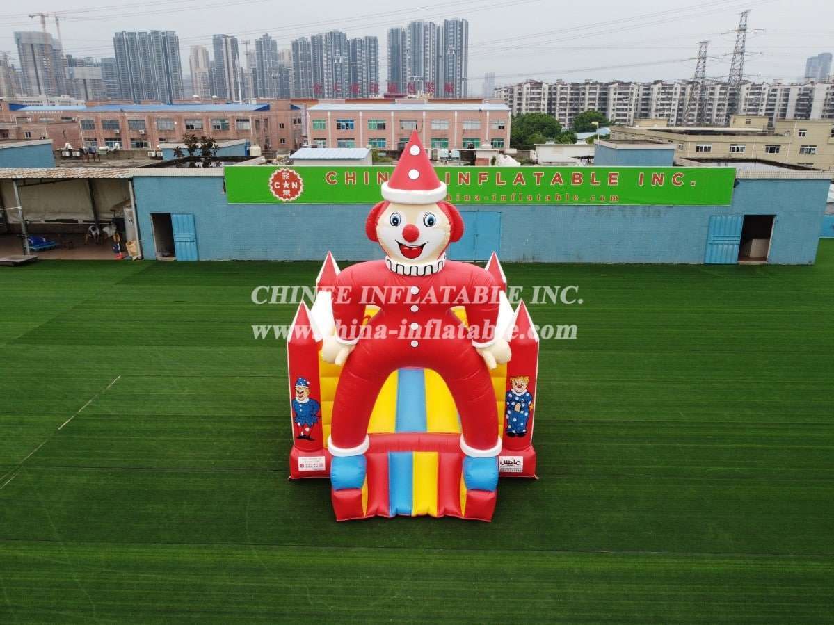 T2-379 Clown Theme Outdoor Bouncy Castle For Kids Party Event