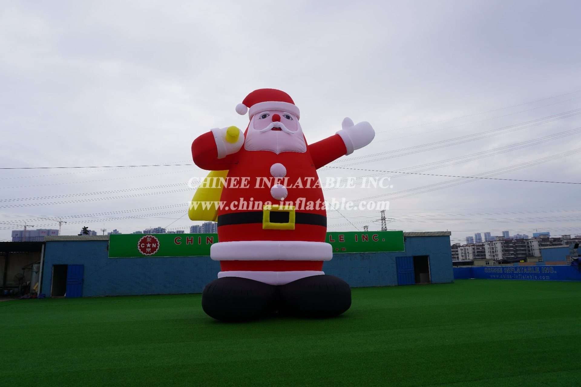 C1-130 Inflatable Christmas Santa Claus decorations 8m height