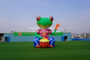 CA-02 giant outdoor inflatable Frog inflatable character inflatable advertising  5m height