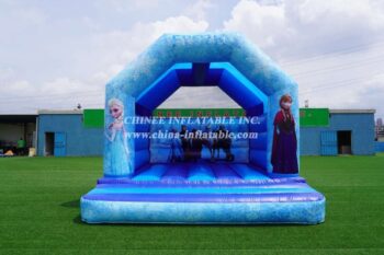 T2-3488B Disney Frozen Bouncy House Commercial Castle Jumper