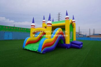 T5-181 Two-In-One Bouncing With Slide Commercial Castle Jumper