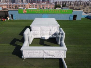 Tent1-805 Removable inflatable structure military training tent inflatable house with yard