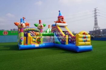 T6-438 Circus themed castle large clown slide