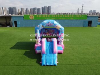 T2-2723B My Little Pony kids bouncy castle with slide commercial inflatable combos