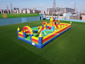 T6-126 Giant inflatable park commercial inflatable fun city obstacle courses