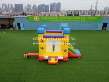 T5-004 Children’s bouncy castle with slide commercial inflatable combo