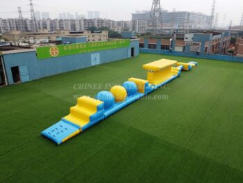 S61 Mini Inflatable Floating Water park Inflatable Sea Resort Aqua Park Outdoor Floating Island