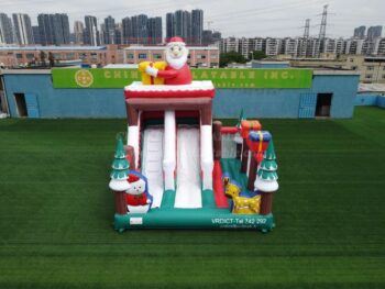 T2-6006 Christmas Bouncy Castle With Slide