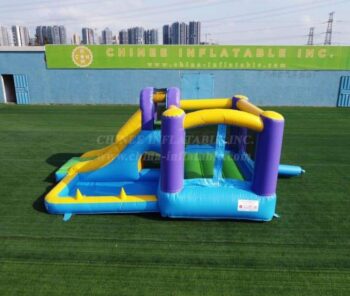 T2-3481 bouncy castle with slide and pool