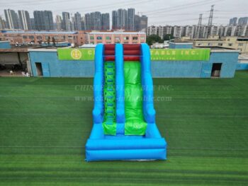 T8-3817 Inflatable slide with water pool