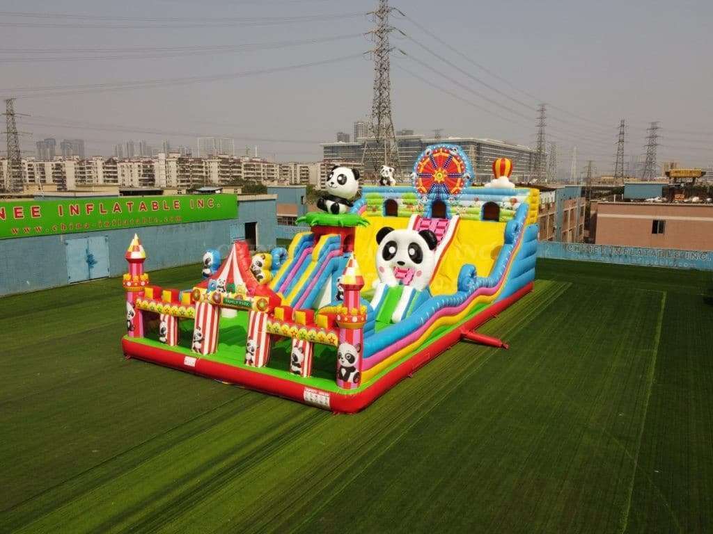 T6-803B Amazing Panda Circus Themed Inflatable