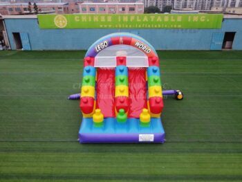 T8-164B LEGO Inflatable Slide