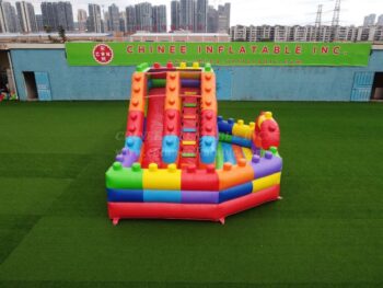 T2-4530B LEGO Bouncy Castle With Slide