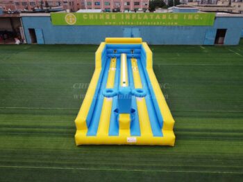 T11-341 Inflatable Bungee Run Challenge Funny Sport Game