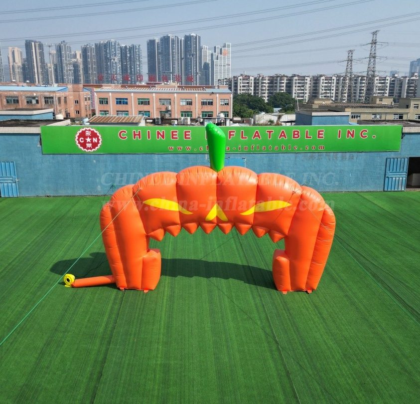 Arch2-510 Halloween Inflatable Pumpkin Archway