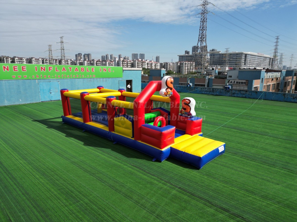 T7-568C Colorful Inflatable Obstacle Course